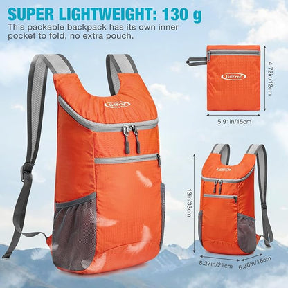 G4Free Lightweight Packable Hiking Backpack - Image 4
