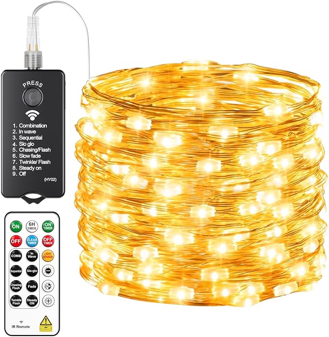 HXWEIYE Rechargeable Fairy Lights by LightUpYourHomewHXWEIYE