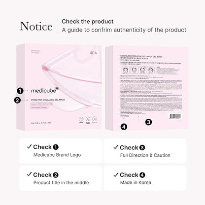 medicube Jelly Gel Mask with Salmon DNA PDRN Pink Collagen | Overnight Face Mask - Image 2