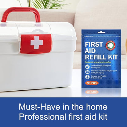 SuccorWare 90 Pieces First Aid Refill Kit - Image 6