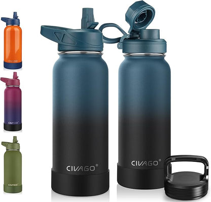 CIVAGO 32 oz Insulated Water Bottle by CIVAGO