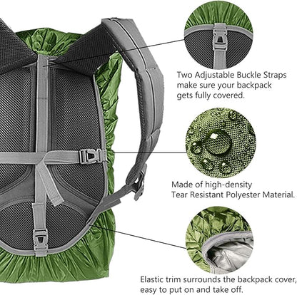 Frelaxy Waterproof Backpack Rain Cover, 10000mm Waterproof Level, Upgraded - Image 4