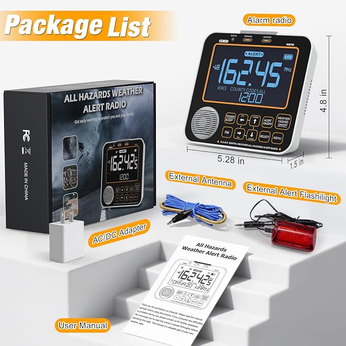 NOAA Weather Alert Radio for Home - Image 9