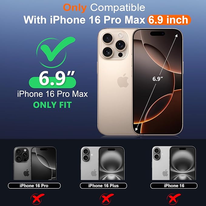 SPIDERCASE for iPhone 16 Pro Max Case Waterproof, Built-in Screen & Camera - Image 2