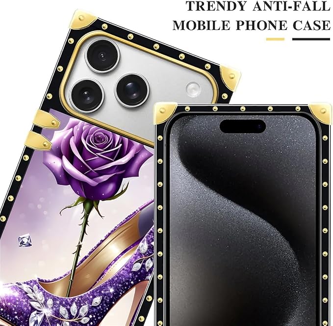 for iPhone 17 Pro Max Case Luxury Golden Decoration - Image 4
