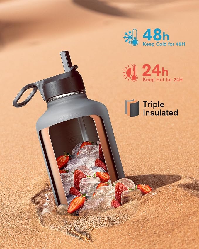 64 oz Insulated Water Bottle - Image 2