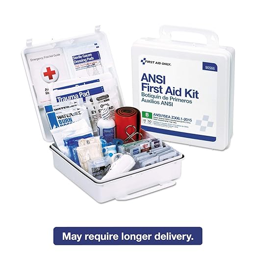 First Aid Only 90566 ANSI B 2015 and OSHA Compliant First Aid Kit, 50-Person - Image 2