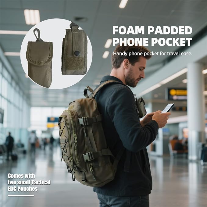 Miramrax Tactical Backpack Military Army Daypack - Image 2