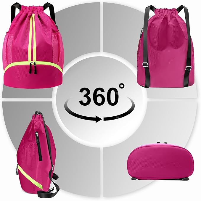 Hoedia Sports Drawstring Backpack - Image 7