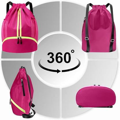 Hoedia Sports Drawstring Backpack - Image 7