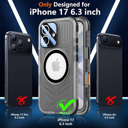 SPIDERCASE Magnetic for iPhone 17 Case Waterproof, 12FT Military Shockproof - Image 2