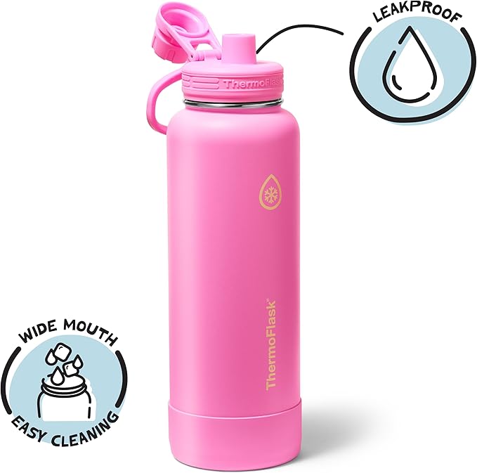 ThermoFlask 40 oz Double Wall Vacuum Insulated Stainless Steel Water Bottle - Image 3