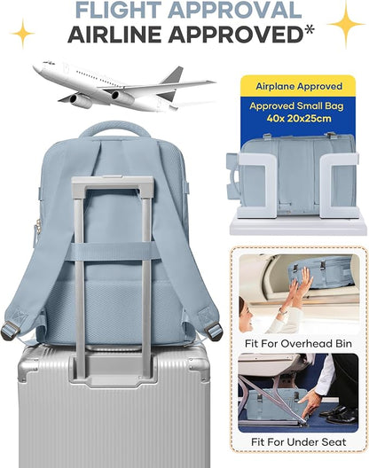 coofay Travel Backpack For Women Men Airline Approved Carry On Backpack Flight - Image 7