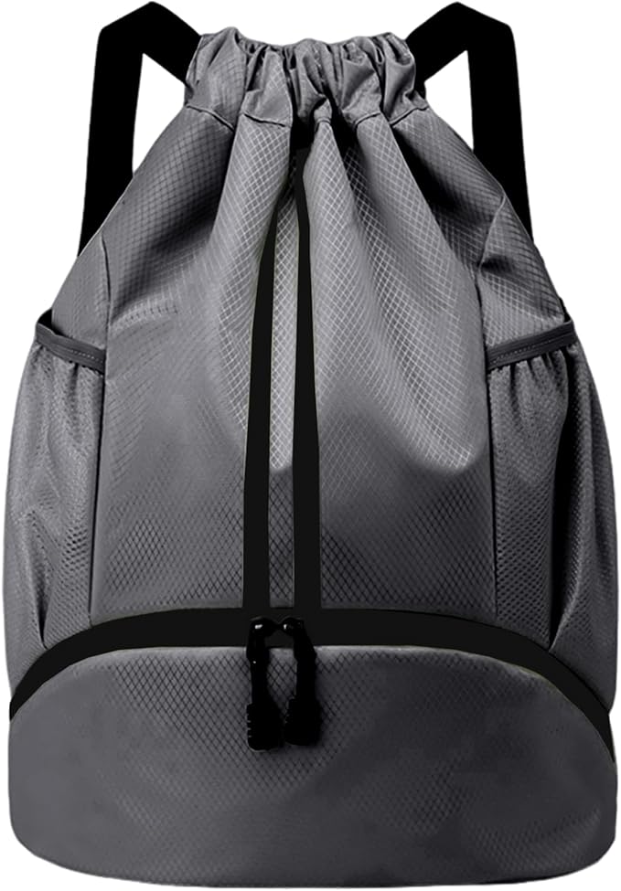 JELUTAR Drawstring Backpack Gym Bag by JELUTAR