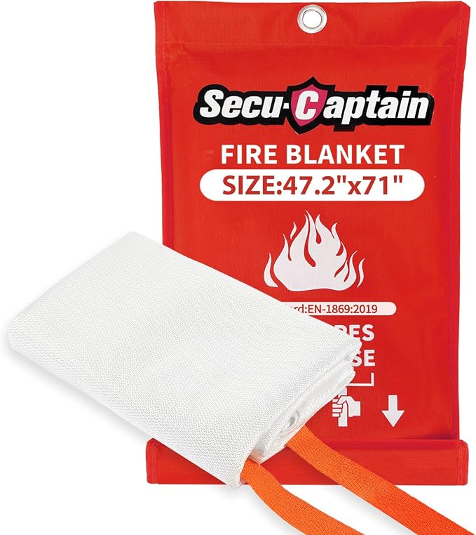 SecuCaptain Emergency Fire Blanket by SecuCaptain