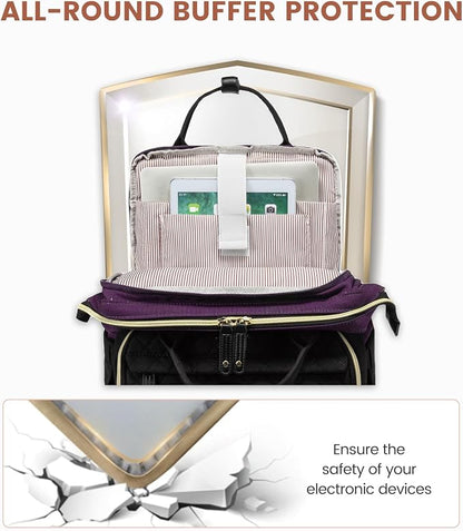 LOVEVOOK Laptop Backpack for Women, 15.6'' Waterproof Nurse Bag Teacher Work - Image 6