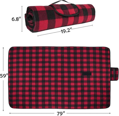 Tirrinia Large Waterproof Outdoor Blanket, Soft Warm Windproof Stadium Blanket - Image 7