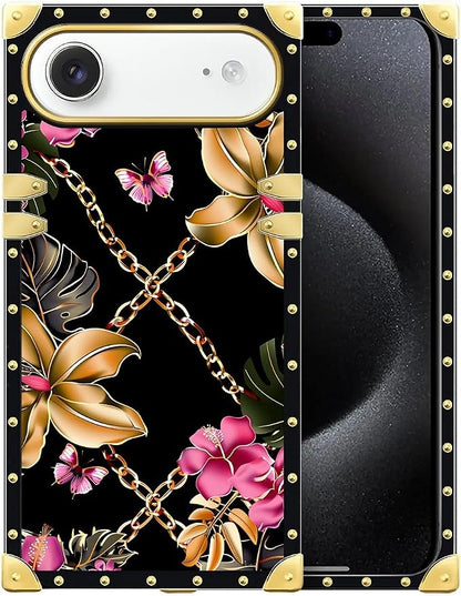 for iPhone 17 Air Case Luxury Golden Decoration by Unknown