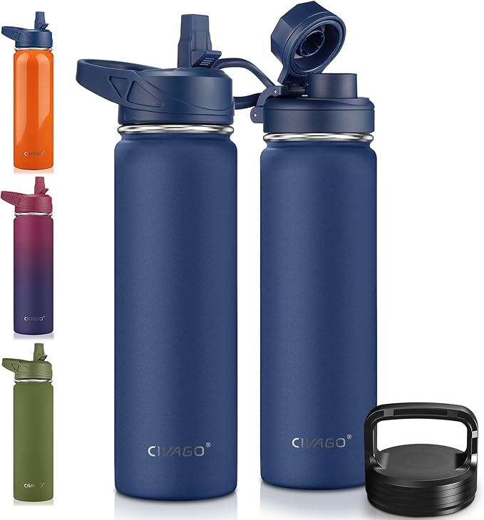 CIVAGO 22 oz Insulated Water Bottle by CIVAGO
