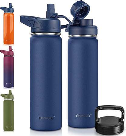 CIVAGO 22 oz Insulated Water Bottle by CIVAGO