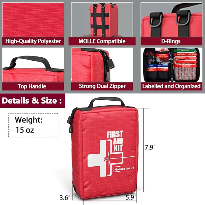 Small First aid Kits, Travel First Aid Kit - Image 3