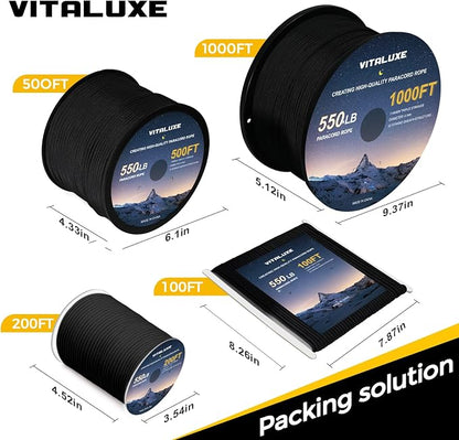 Paracord 550, 7 Triple Strands Utility Rope, Parachute Cord - Image 7