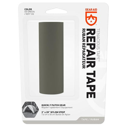 GEAR AID Tenacious Tape 3” x 20” Nylon Fabric Gear Repair Tape, Fix Holes and - Image 2