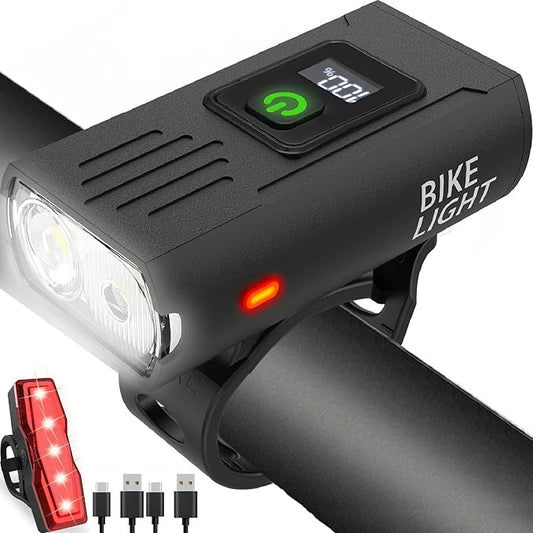 Victoper Bike Light, High Lumens Super Bright Bicycle Lite, 6+4 Modes USB by Victoper
