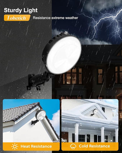 toberich LED Barn Light 4 Packs, 150W 20000LM Yard Area Lights Dusk to Dawn - Image 4