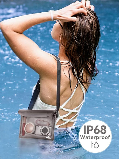 HEETA Waterproof Fanny Pack, Waterproof Pouch Dry Bag 2/3/4 Pack - Image 2