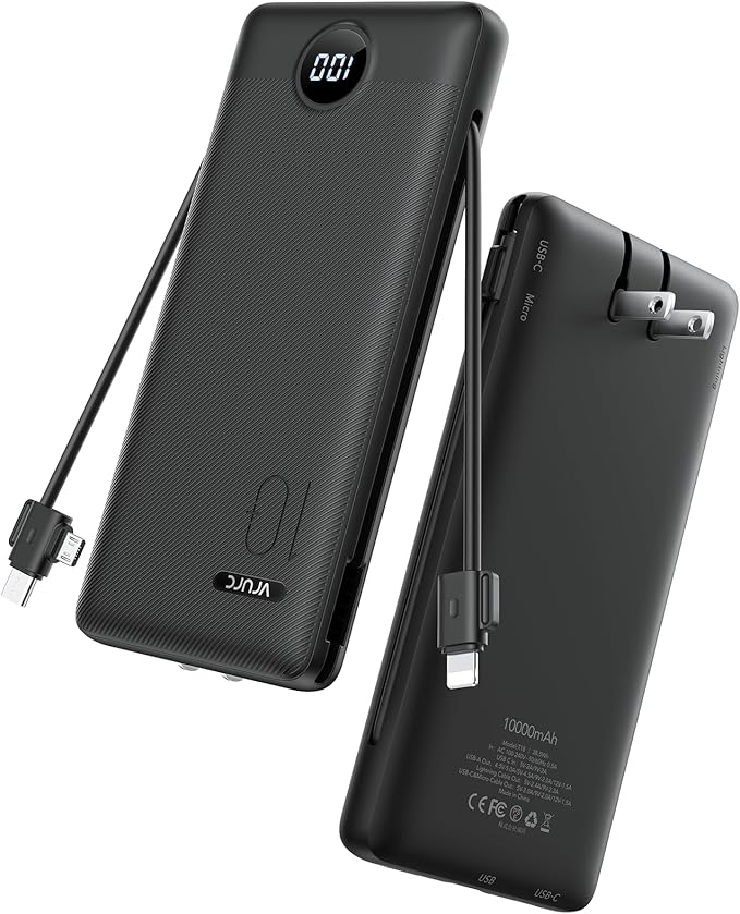 VRURC Portable Charger Power Bank - 10000mAh Fast Charging PD 20W by Home