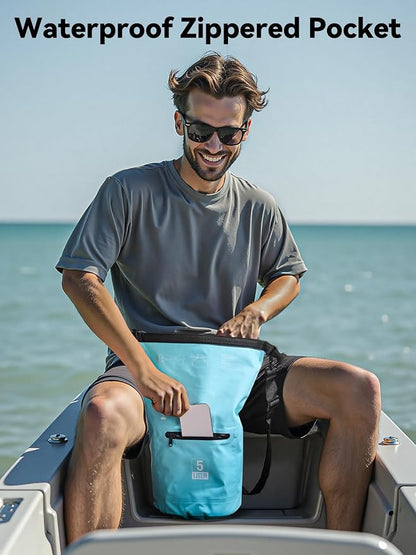 HEETA Waterproof Dry Bag with Front Zippered Pocket - Image 7