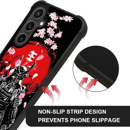 for Samsung Galaxy S23 FE Case, Sakura Japanese Samurai Pattern Graphic Design - Image 5