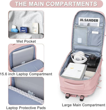 coofay Expandable Travel Backpack - Image 4