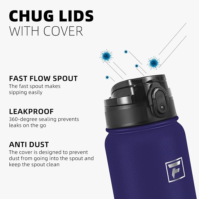 Fanhaw 20 oz Insulated Stainless Steel Water Bottle - Image 4