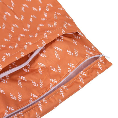 babygoal Wet Dry Bags for Baby Cloth Diapers, Washable Travel Bags, Gym Bag for - Image 5