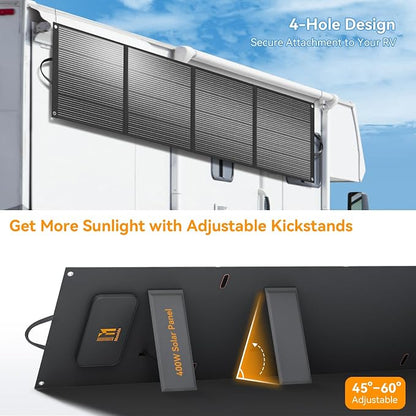 400 Watt Portable Solar Panel IP68 Waterproof ETFE 41V MC4 Output Solar Panels - Image 3