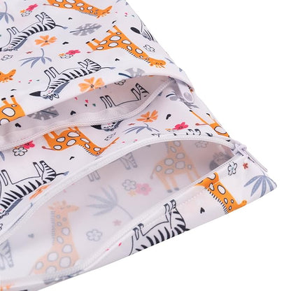 babygoal Wet Dry Bags for Baby Cloth Diapers, Washable Travel Bags, Gym Bag for - Image 6