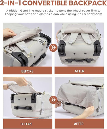 LOVEVOOK 50L Rolling Backpack - Image 3