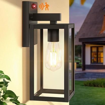 BesLowe Upgraded Motion Sensor Outdoor Wall Light, 13” Dusk to Dawn Porch Light by BringYouBrightFuture