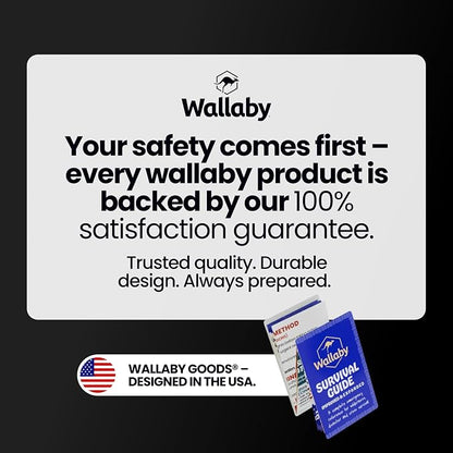 Wallaby 4-Pack Emergency Mylar Ponchos – Universal Fit Thermal Poncho - Image 6