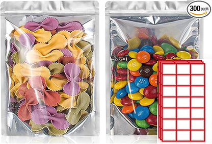 BELLE KR® Pint Mylar Bags for Food Storage by BELLEKR
