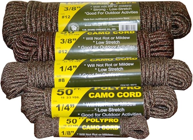3/8 in X 100 ft Braided CAMO Rope by Unknown
