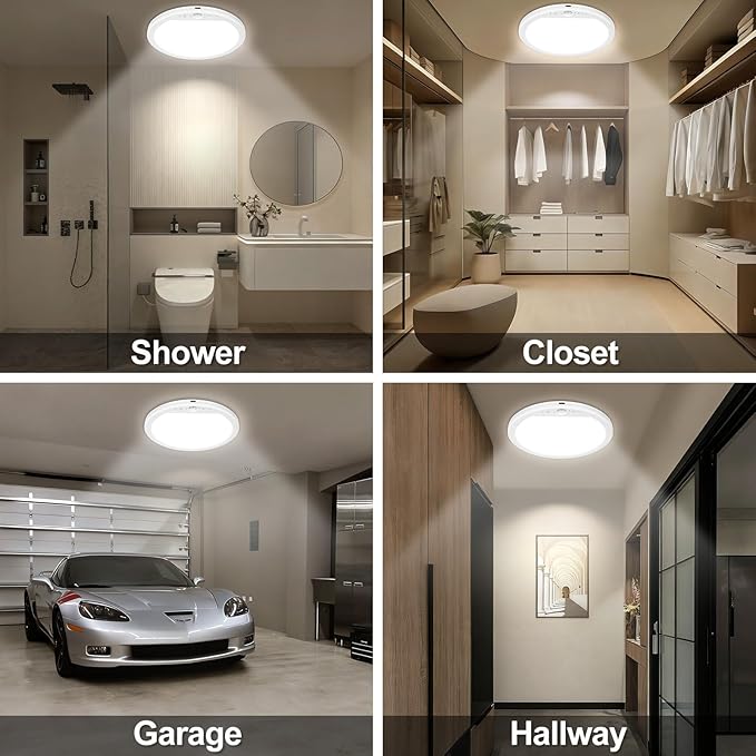 OSIDEN 2 Pack Rechargeable Motion Sensor Ceiling Light - Image 6