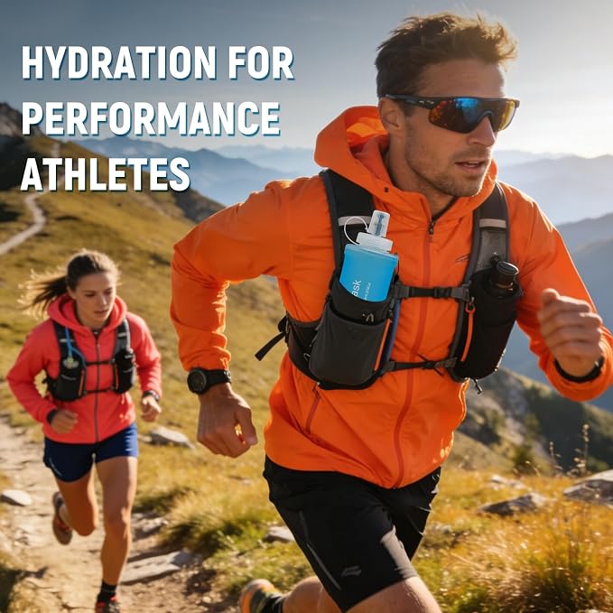 Soft Flask 500ML, TPU Collapsible Soft Water Bottle - Image 6