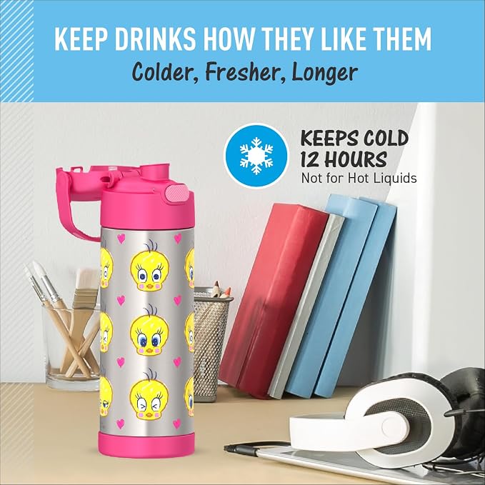 THERMOS FUNTAINER 16 Ounce Stainless Steel Vacuum Insulated Bottle - Image 5