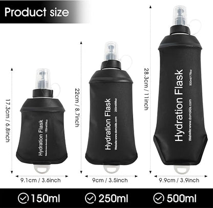 GYGYL Soft Flask, TPU Collapsible Soft Water Bottle - Image 2