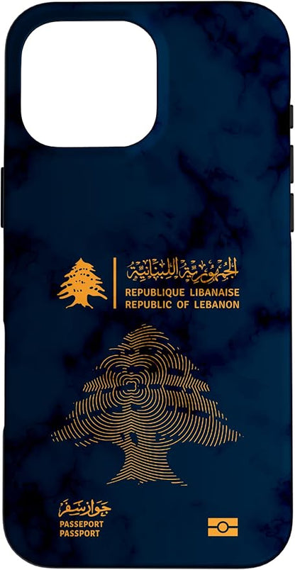 Lebanon, Lebanon Passport, Lebanon Flag, Lebanon map. Case by Unknown