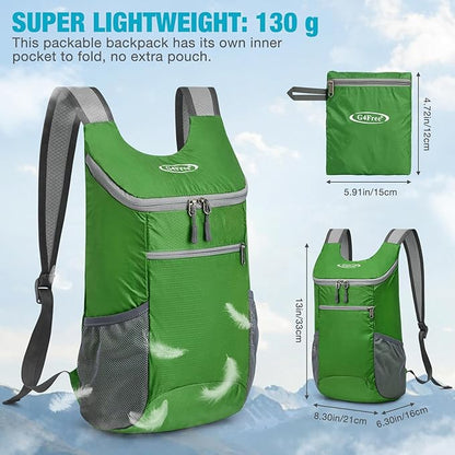 G4Free Lightweight Packable Hiking Backpack - Image 4