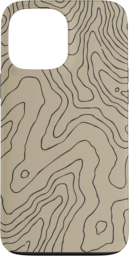 Coyote Country Guide Lines Topographical Contour Map Case by Unknown